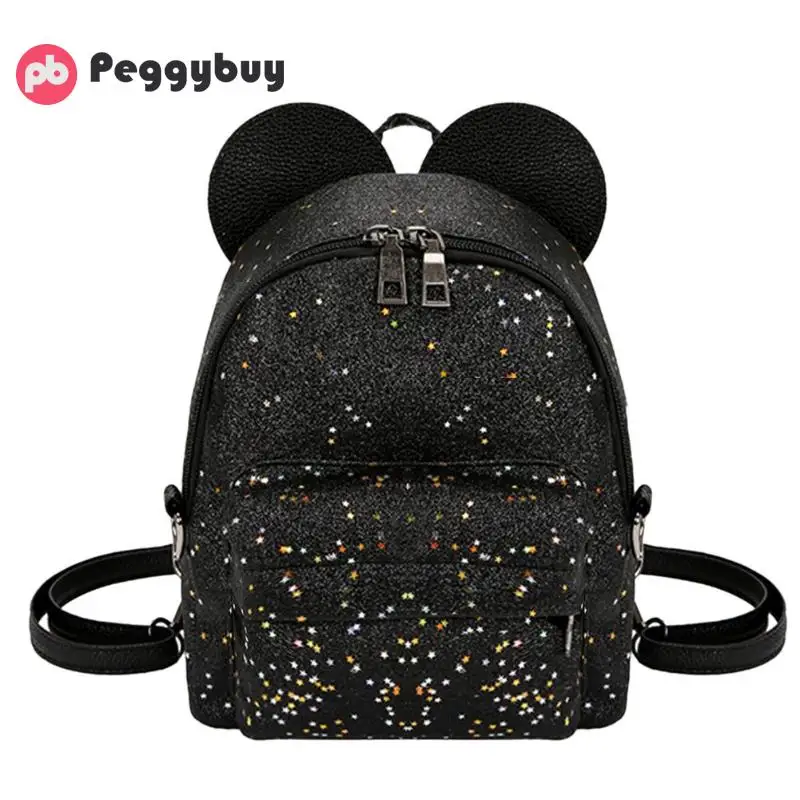 

Shining backpack women Multifunction Shoulder Bag mochila feminina mochilas mujer 2018 sac a dos small back bags for girls Bolso