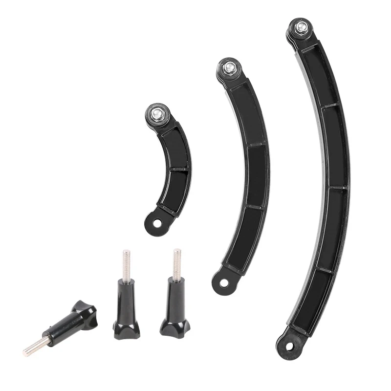 3 Ways Helmet Extension Arm Motorcycle Helmet Bracket Adjustable Rod For GoPro Hero 7 6 5 4 Xiaomi Yi Camera Accessories (9)