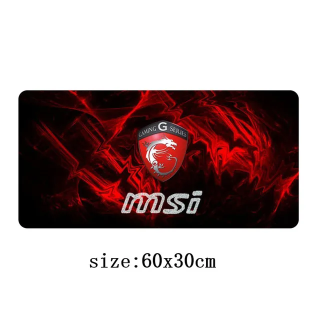 model 9 60x30 см Msi логотип дракон игровой коврик для мыши ноутбук компьютерная клавиатура Противоскользящий матовый коврик для мыши геймер резиновый коврик - Цвет: model 9