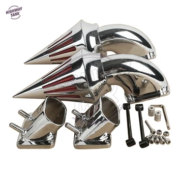 

Chrome Aluminum Motorcycle Spike Air Cleaner Kit Intake Filter case for Suzuki Boulevard M109 All Years