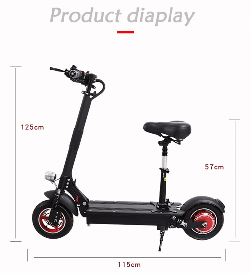 Top UBGO 1003 Single Driver 10 INCH Foldable  Electric Scootor 14