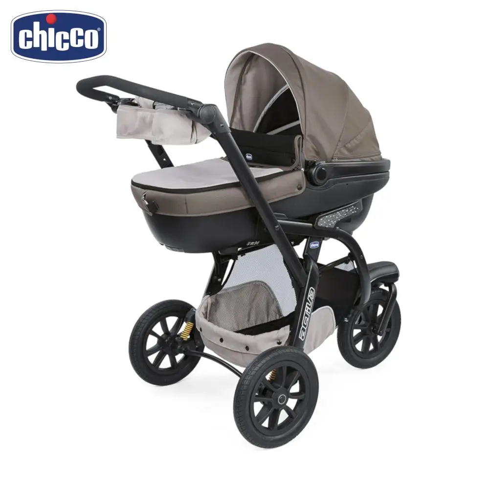 Коляска 3 в 1 Chicco Trio Activ3 - Цвет: Коричневый