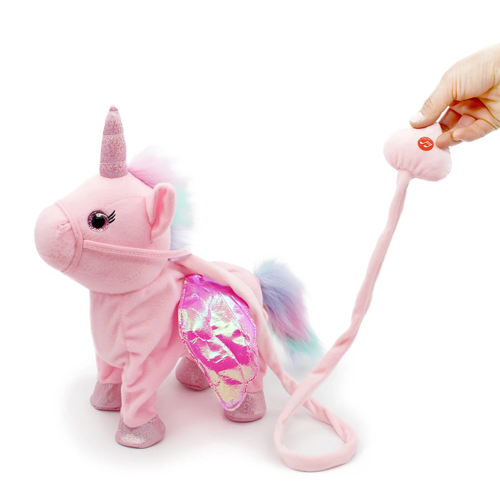 

35CM walking unicorn plush toy stuffed animal toys for girls boys children kid baby toy 35cm