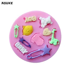 Bebek Makaleler Günlük Kullanım 3D Fondan Kek Sıvı silikon kalıp Şeker Pasta Kalıp Jello Puding Buz Küpü çikolata kalıpları DIY Araçları