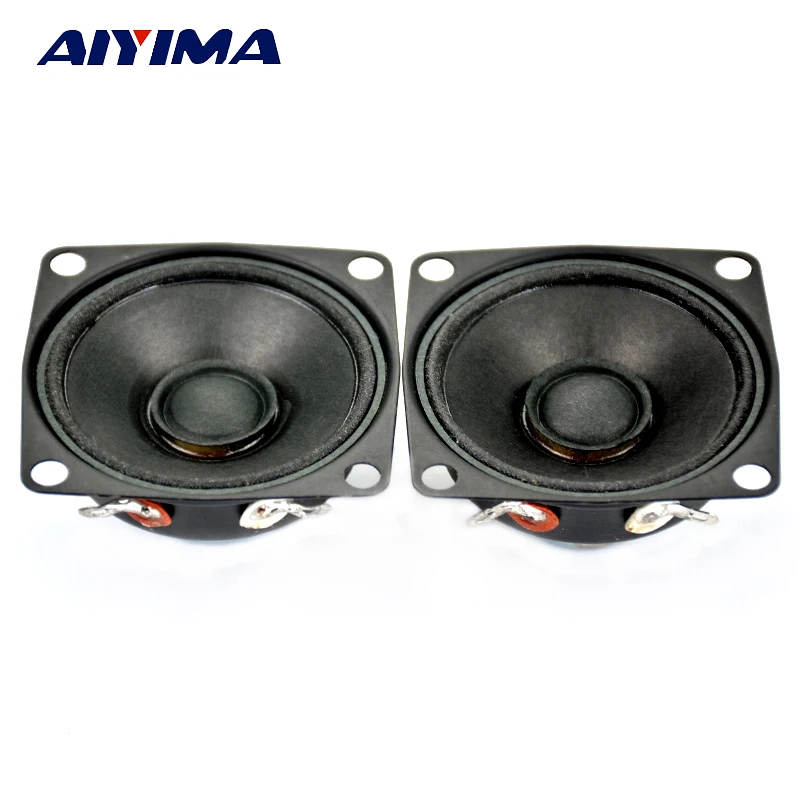 AIYIMA 2Pcs 2Inch Audio Portable Speakers 52MM 6Ohm 10W HIBOX speaker Midrange Speaker Stereo Loudspeakers Horn | - Цена: 