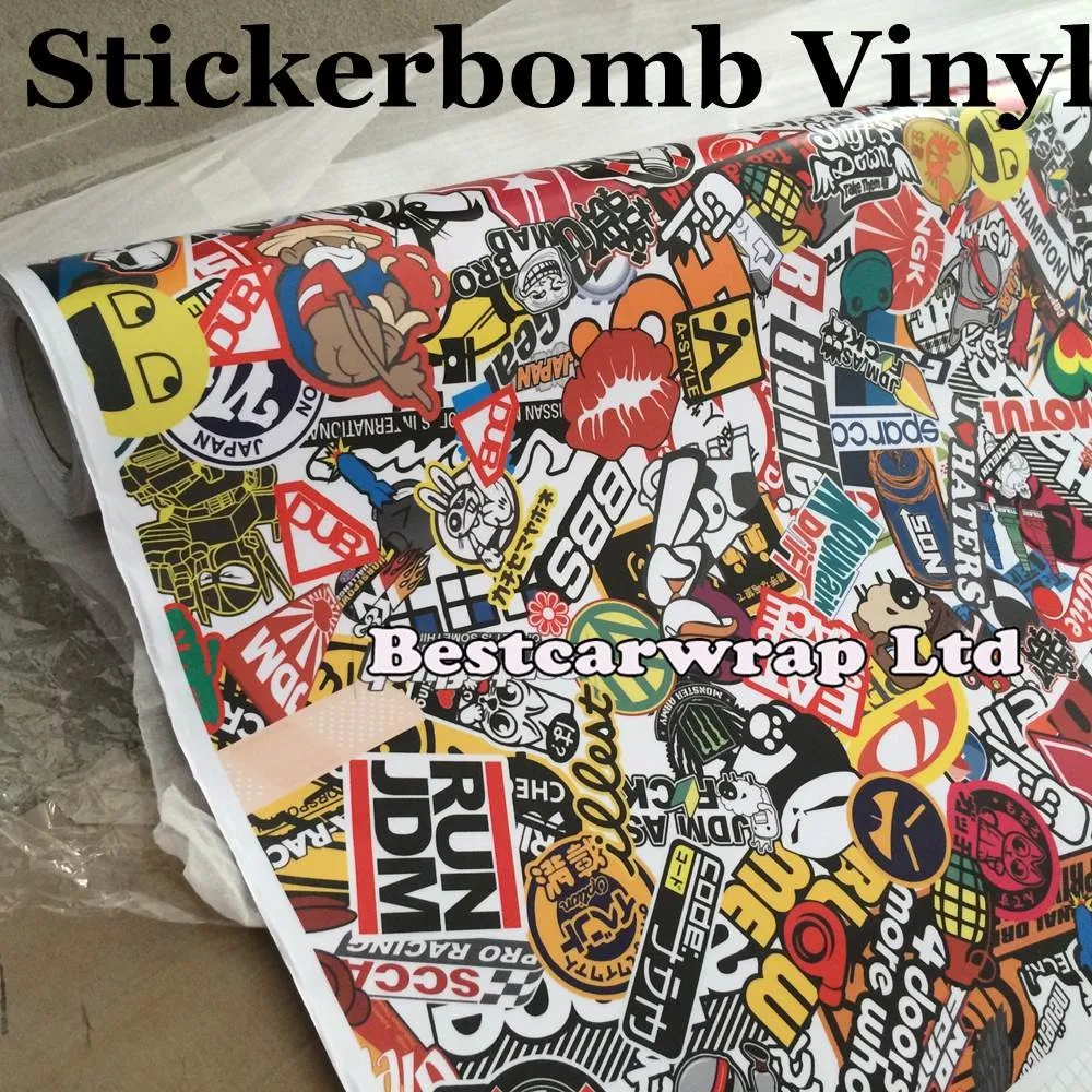 JDM EURO STYLE STICKER BOMB VINYL CAR GRAPHIC FILM (5)