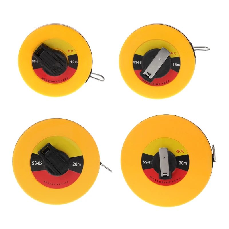 Волокно измерительная лента 10/15/20/возможностью погружения на глубину до 30 м ручной Диск Гибкая линейка заводные измерения