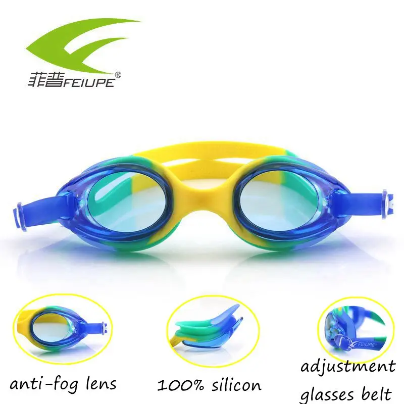 Kids Swimming Goggles Anti Fog Silicon Professional Swimming Glasses