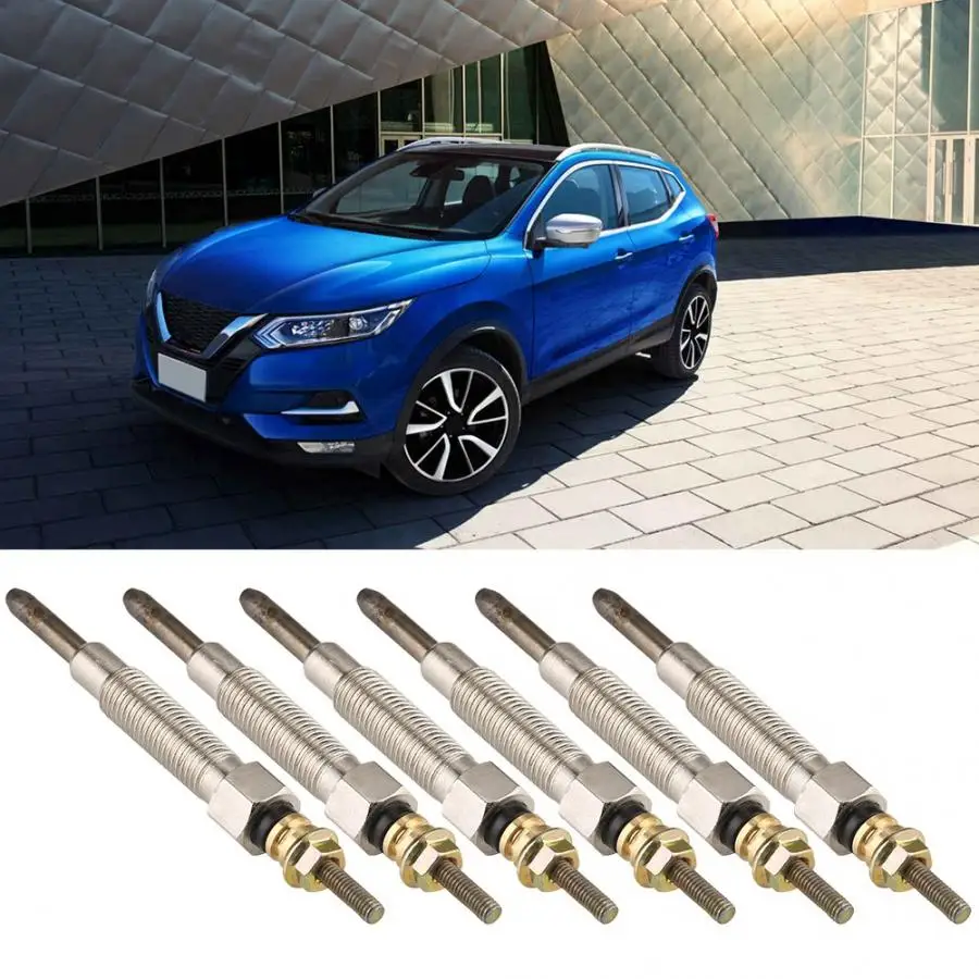 

car oil heating 6pcs/set Diesel Heater Glow Plugs for Nissan Patrol (Y60) 4.2 Diesel engine heater Car Accessories