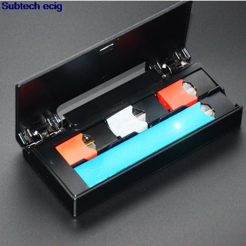 

Electronic Cigarette Compatible Micro Usb 1200Mah Portable Mini Power Bank Charger Box For Jul v2 v3 Vapor Pods Cartridge vape