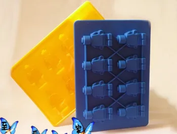 

Wholesale Robot Ice Mold Silicone Ice Cube Tray Robot Man Ice Tray figure Silicone Ice Cube mold
