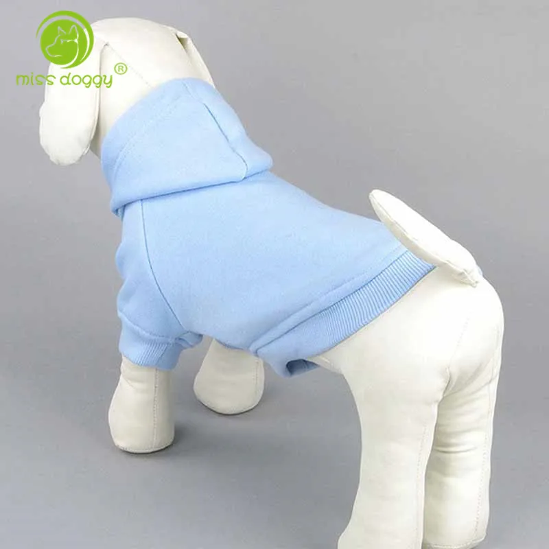 

2017 Newest Quality Classical Plain Dog Hoodies with Pocket Solid Dog Sweatshirt Cotton Dog Blank Coat Soft Pet Clothing