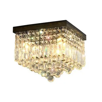 

Modern Luxurious K9 Crystal Led E14 Ceiling Lamp for Aisle Entrance Foyer Bedroom Illuminare Lighting Fixture 25/35/40cm 2337