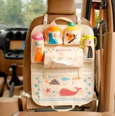 Высокое качество, органайзер для автомобильных сидений, держатель для дальности, мульти-карман, для путешествий, для хранения, сумки для мам, милый мультяшный стиль, подвесная сумка - Цвет: 7