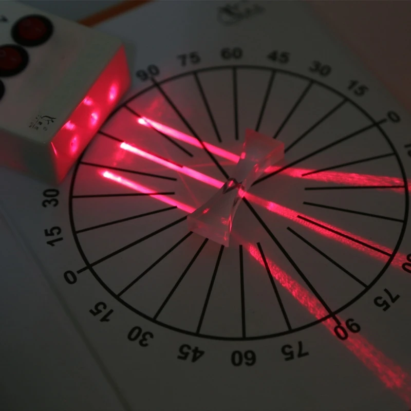 

Optical Concave Convex Lens Prism Set Physical Optical Kit Laboratory Equipment #0616
