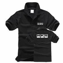 Летний стиль для мужчин сплошной цвет HKS рубашка поло мужская Мода Прохладный Стенд воротник Топы для взрослых Одежда