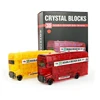 Fun 3D Crystal Puzzle For Children Mini DIY 54Pcs Double-Decker Bus Model Learning Educational Toys For Adult Christmas Gift 1