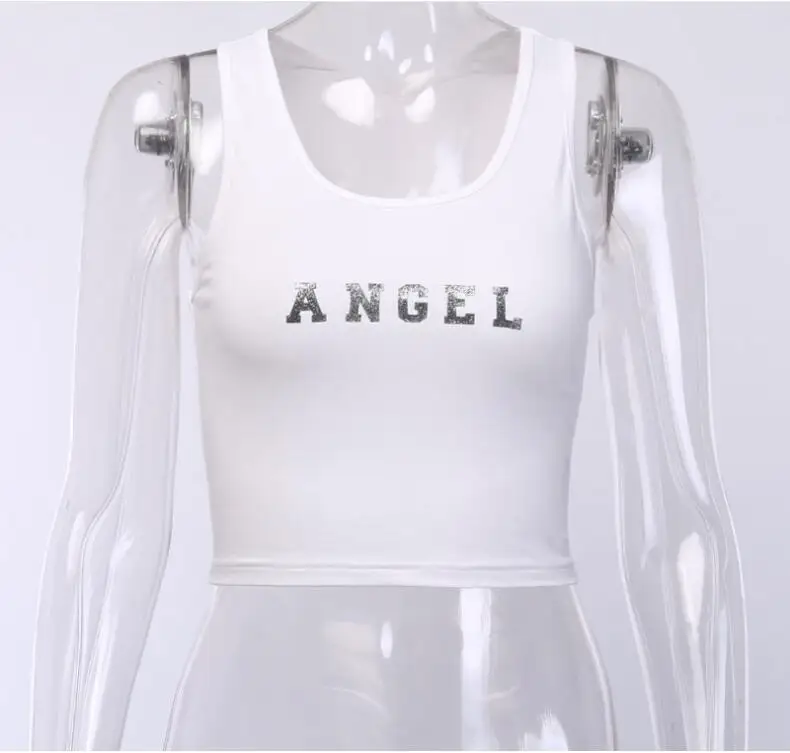 Женское белье с бретельками и надписью Angel