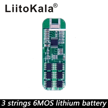 

LiitoKala 12V 6MOS lithium battery protection board 3S 10.8V 11.1 12.6V 18650 lithium battery voltage protection circuit board