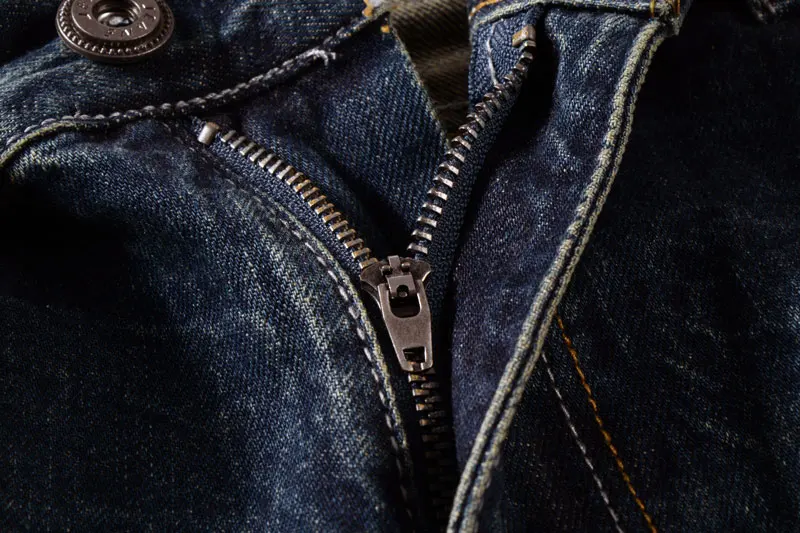 Fashion Classcical Men Jeans Dark Blue Color Straight Fit Cotton Denim Pants hombre Size 29-40 Italian Style Vintage Jeans Men