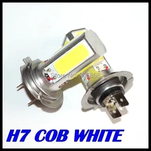 2X высокое Мощность лампа H7 светодиодный свет белый COB светодиодный противотуманных фар автомобиля светодиодный h11 h7 h4 дневные ходовые лампы авто лампы cob 20 Вт Светодиодный фар автомобиля