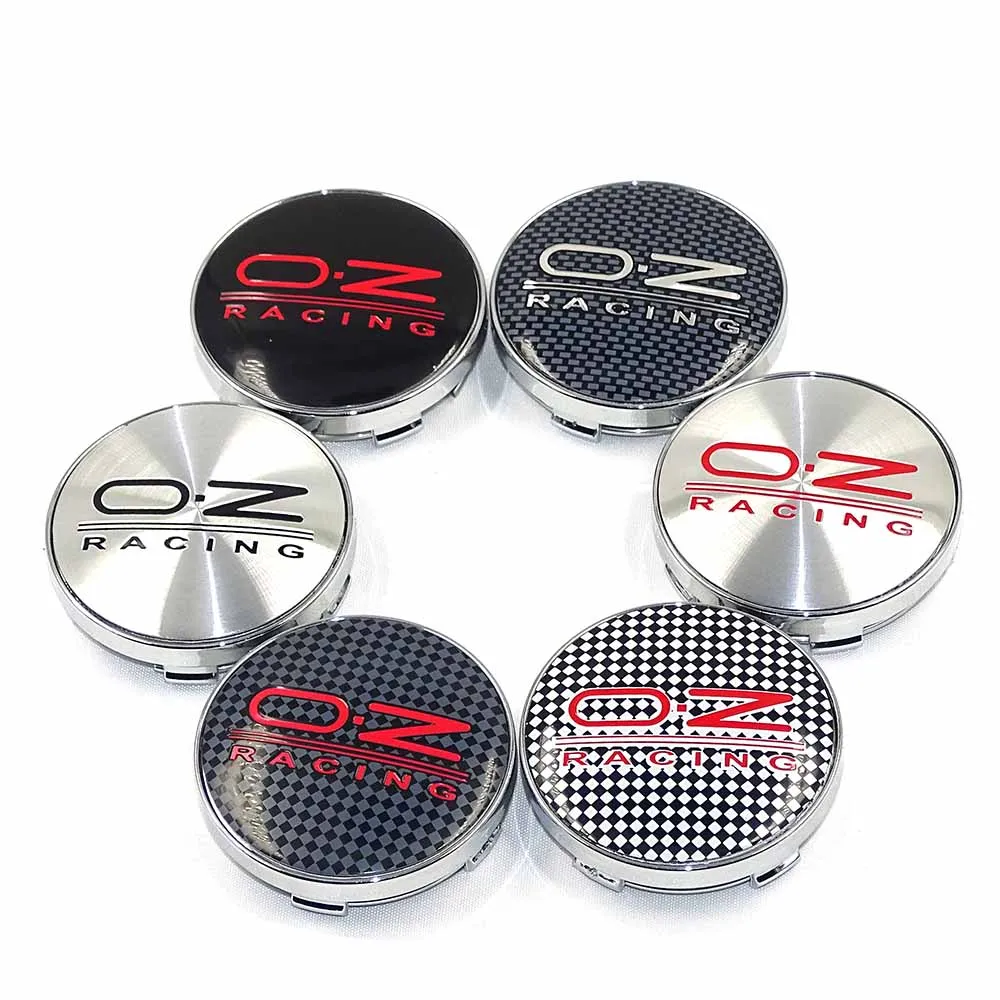 

4pcs 56/60mm OZ Racing Car Badge Emblem Sticker Car Wheel Center Cover Cap Hub Rim for Octavia A5 Fabia Superb Auto Accessories