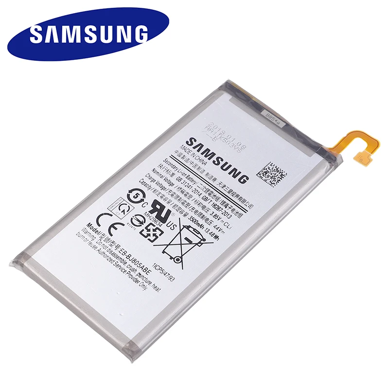Оригинальный аккумулятор Samsung для Galaxy A6 (2018) SM A600 A600F J6 J600F J800 EB BJ800ABE 3000 мАч сменная
