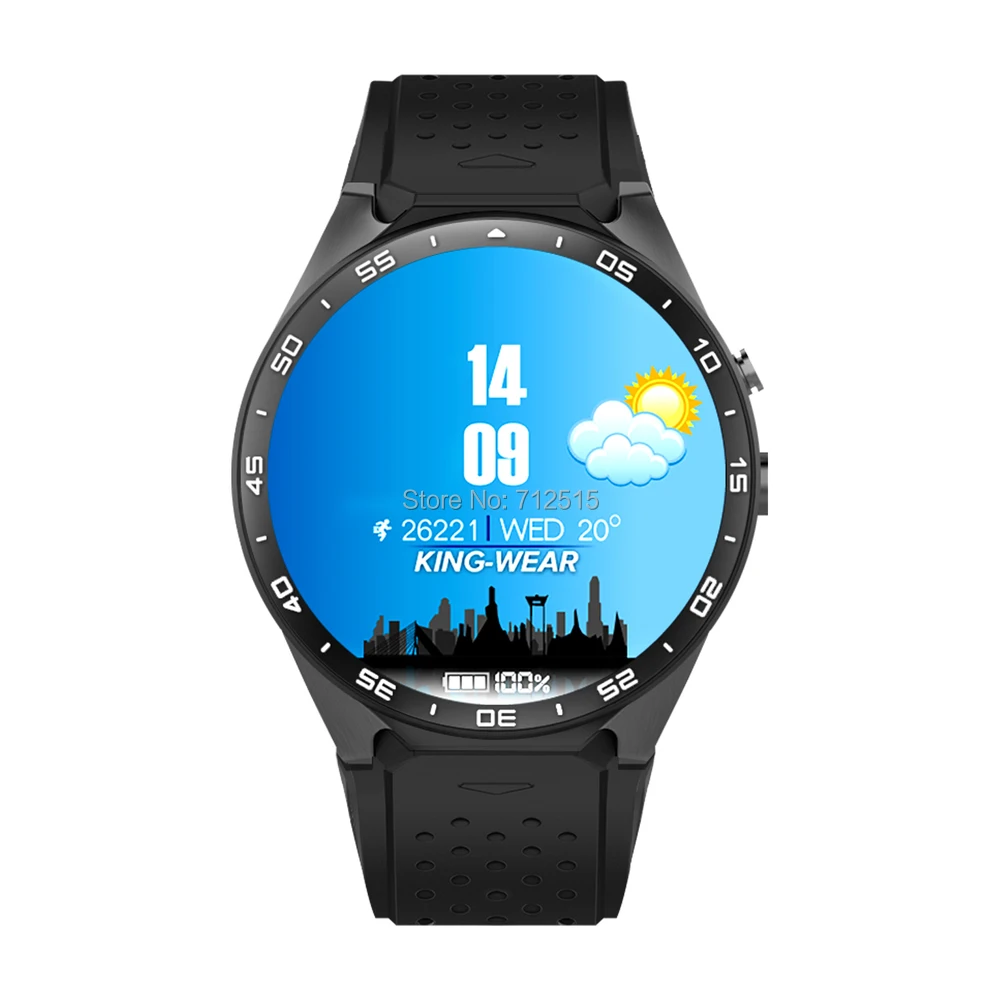 KW88 Kingwear Android 5.1 Smart Watch Phone MTK6580 quad core 1.3GHZ 4GB ROM 512MB RAM 1.39 inch 400400 Screen w 2.0MP camera (7).jpg