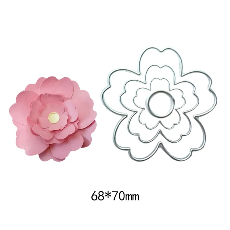 

Metal Cutting Dies Flowers Stencils DIY Scrapbooking Dies Metal steel Cuts photo Album Paper Cards Crafts Embossing Templates