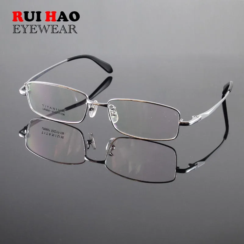 

Fashion Titanium Glasses Frame Classic Business Mens Unisex Optical Eyeglasses Frame Ultra-light Titanium Full Spectacle Frame