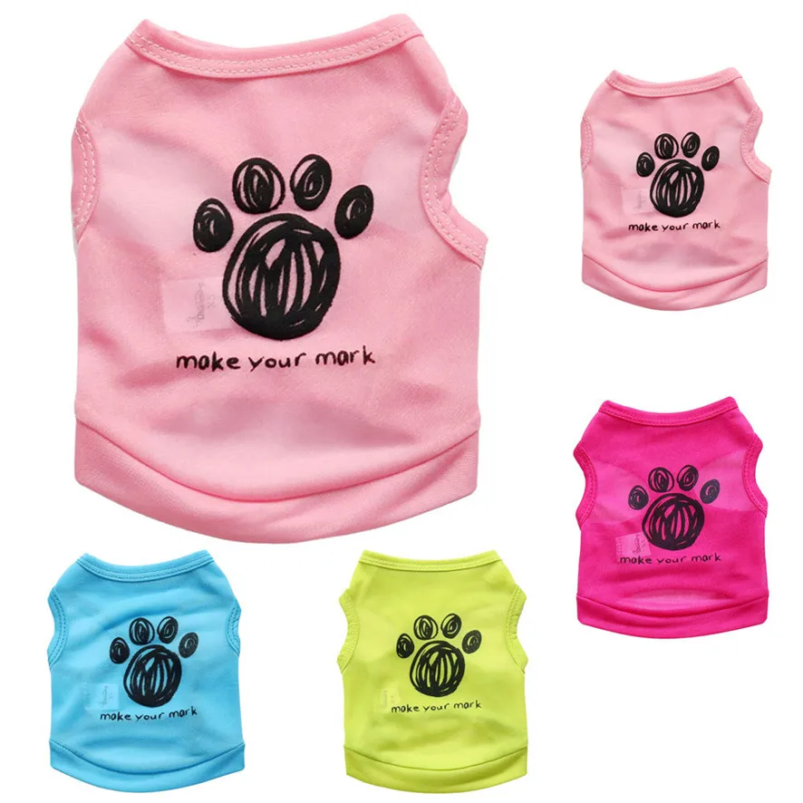 

Zero 2017 New Hot Dog Vest Pet Clothes Apparel Vest Costumes Summer Purchasing B7717