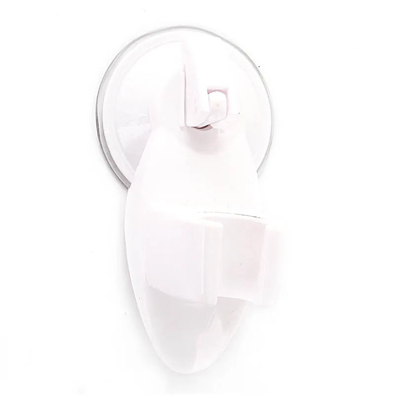 Портативный держатель для дома для ванной для душа настенный вакуумный держатель на присоске настенный Регулируемый держатель для душа - Цвет: Белый