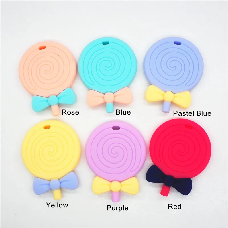 

Прорезыватель-леденец из силикона, не содержит бисфенола А, 10 шт.