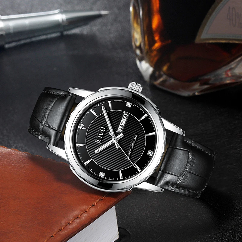 CIVO EVERY DAYS BIG SALE, ALL WATCHES SALE 9.99$ Mens Watches Top Brand Luxury Watch For Men Quartz Clock