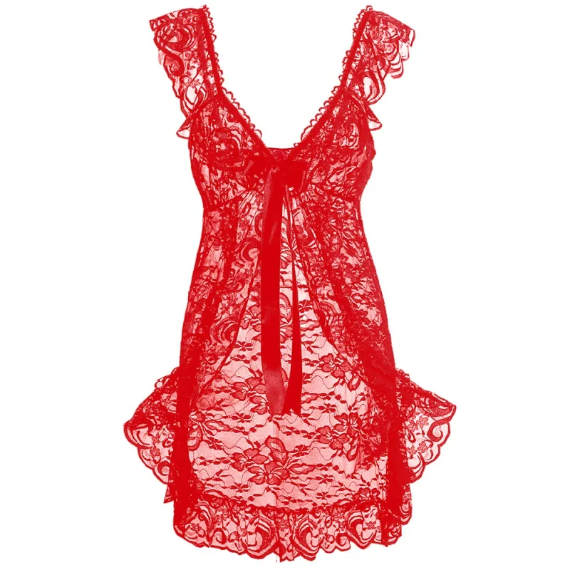 ETOSELL, Женская кружевная бандажная Пижама, сексуальная полупрозрачная одежда для сна, Дамская одежда для сна без рукавов, штаны для сна, искушение