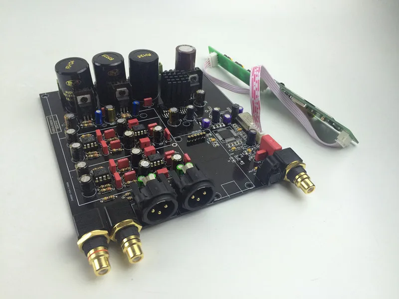 

ES9038PRO DAC board + CASE + Italy Amanero USB module + 30W R-core transformer + 8920 / AD797 opamps + TCXO 0.1PPM