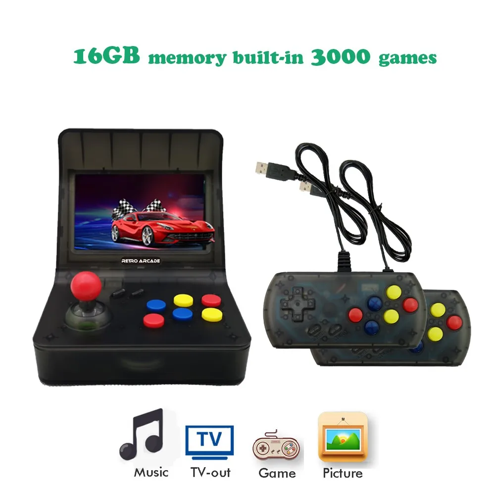 Portable Retro Mini Handheld Game Console 4.3 Inch 64bit 3000 Video Games classical Family Gift RETRO ARCADE | Электроника