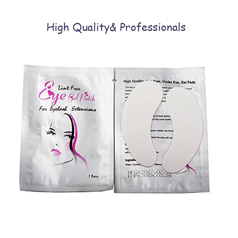 

120pairs/pack Eyelash Pads for Eyelash Extension Paper Patches Eye Tips Lint Free Sticker Wraps for Professional Make Up Tools