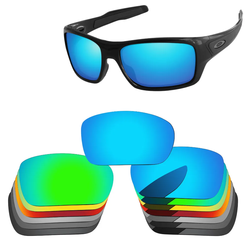 Bsymbo 편광 교체 렌즈, Oakley 터빈 OO9263 선글라스, 100% UVA 및 UVB 보호, 다중 옵션