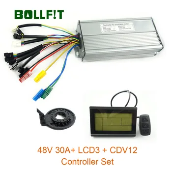

48V 1000W 30A Controller LCD3 Display Meter PAS Set E-bike Conversion kit Dual Mode Hall Sensor