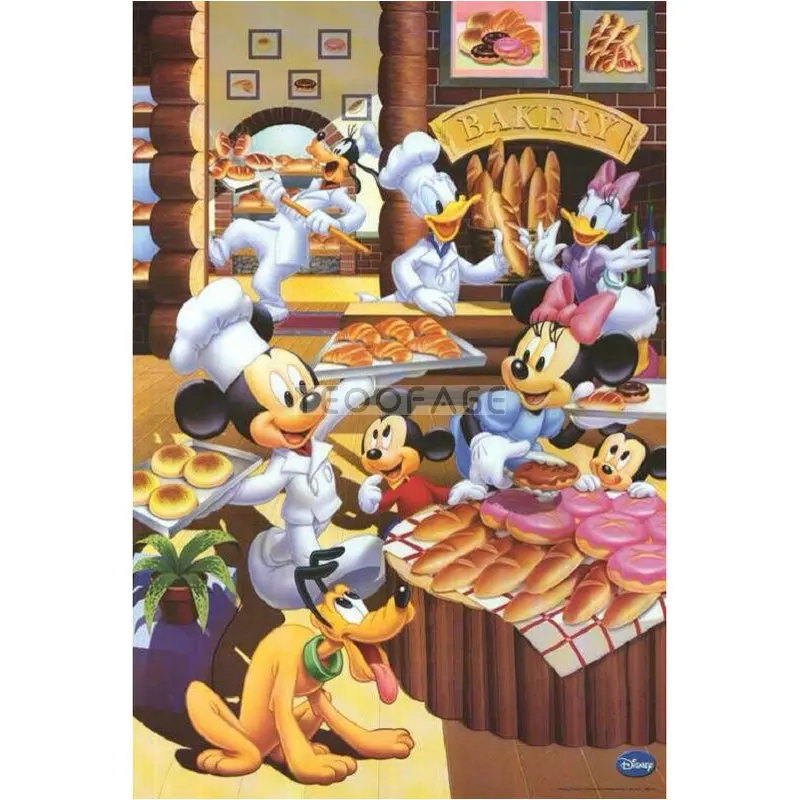

2019 New 5D Diy diamond painting cross stitch kit rhinestones Mosaic paste full diamond embroidery Minnie picture