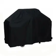 Waterproof BBQ Cover 190x71x117cm Barbecue Grill Cover Outdoor Rain Protector For Gas Proof Barbecue Protection Shield Black