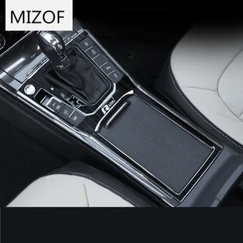 

Center Console Gear Shift Panel Cup Storage Frame For Volkswagen Passat 2016 2017 2018 Stainless Steel Black Blue Silver AA327