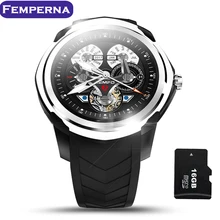 Android 5.1 Smart Watch Phone 512MB + 4GB Support Up to 32GB TF Card Heart Rate Monitor GPS WIFI Bluetooth Wrist Men Smartwatch
