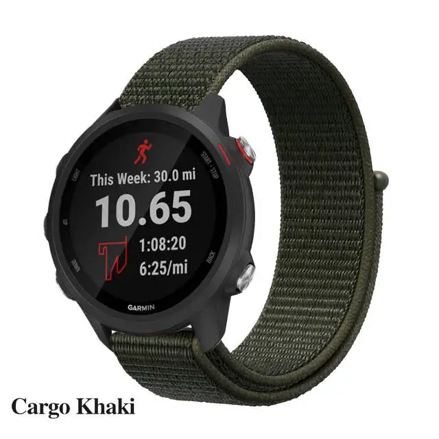 Нейлоновый ремешок-петля для Garmin Forerunner 245 M/Garmin vivoactive 3 Forerunner 645, Смарт-часы, браслет, ремешок для часов - Цвет: 7