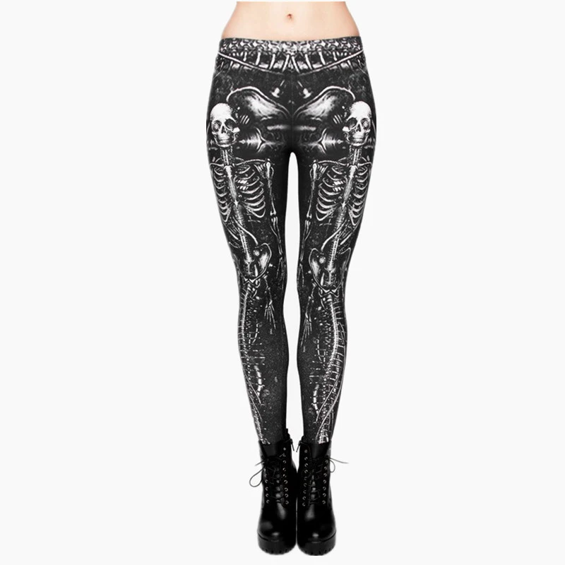 Zohra-Black-Skull-Fashion-Women-Clothing-fitness-legging-Digital-3D-Printing-Punk-Legging-Pants-Causal-Leggings