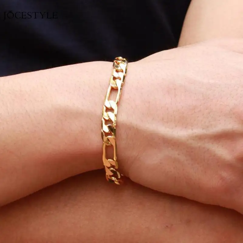 Мужской браслет из нержавеющей стали с золотым покрытием|bracelets for|male braceletbracelet for men
