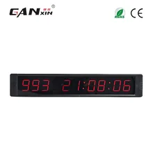 [Ganxin] Красный цвет дешевые маленькие часы для настенного монтажа