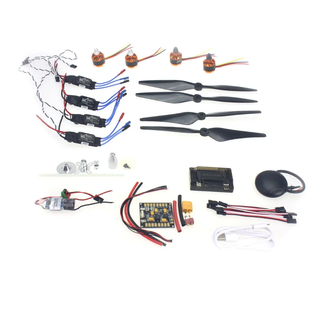  30A ESC BEC 920KV Brushless Motor Kohlenstoff Firber Propeller GPS APM2.8 Flight Control für DIY GP