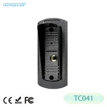 HOMSECUR 700TVLine Zine Alloy IP44 Door Phone Outdoor Camera TC041 with View Angle 50 Degree For HDW Video Door Phone System